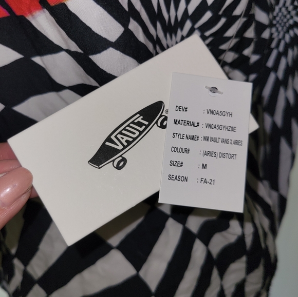 Vans Vault x Aries Distorted Pattern button shirt - Picture 7 of 10